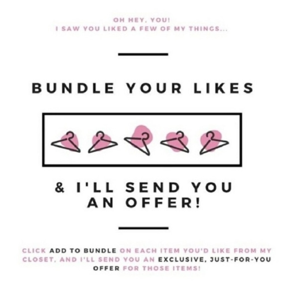 Bundle your likes and I'll send you an offer!